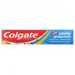 Colgate, Kids, Cavity Protection Fluoride Toothpaste, Bubble Fruit, 4.6 oz (130 g) в Москве - eco-herb.ru | фото