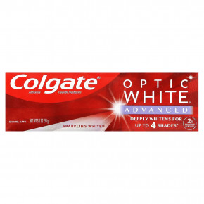 Colgate, Optic White, улучшенная зубная паста с фтором, предотвращающая кариес, 90 г (3,2 унции) (Товар снят с продажи) в Москве - eco-herb.ru | фото