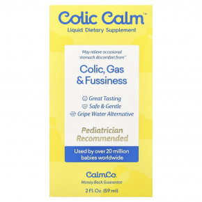 Colic Calm, Colic, средство от газообразования и нервозности, 59 мл (2 жидк. унции) в Москве - eco-herb.ru | фото