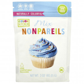 ColorKitchen, смесь посыпки Nonpareils, 85,05 г (3 унции) - описание | фото