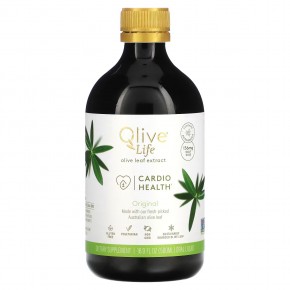 Comvita, Olive Life, экстракт листьев оливкового дерева, для здоровья сердечно-сосудистой системы, оригинальный, 136 мг, 500 мл (16,9 жидк. Унции) в Москве - eco-herb.ru | фото