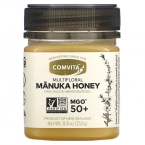 Comvita, Многоцветковый мед манука, MGO 50+, 250 г (8,8 унции) в Москве - eco-herb.ru | фото