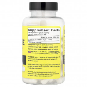 Con-Cret, креатин гидрохлорид, 72 капсулы (750 мг в 1 капсуле) в Москве - eco-herb.ru | фото