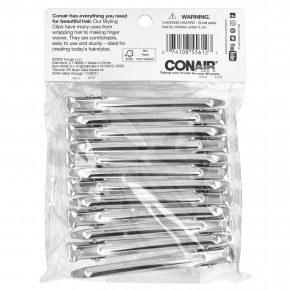 Conair, Раздел и набор, Зажимы для секций, 12 шт. в Москве - eco-herb.ru | фото