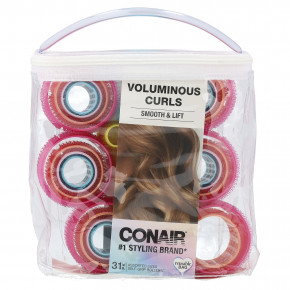 Conair, Self Grip Rollers ™, для объемных локонов, 31 шт. - описание | фото