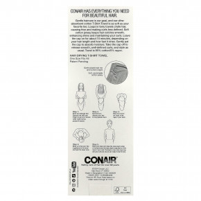 Conair, Twist & Wrap, полотенце-майка, 1 шт. в Москве - eco-herb.ru | фото