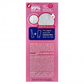 Conceive Plus, Лубрикант для повышения фертильности, 8 упаковок по 4 г в Москве - eco-herb.ru | изображение Conceive Plus, Лубрикант для повышения фертильности, 8 упаковок по 4 г в Москве - eco-herb.ru | фото