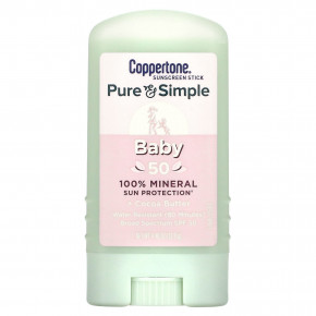 Coppertone, Baby, солнцезащитный стик, SPF 50, 13,9 г (0,49 унции) - описание | фото