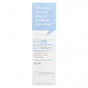 Cosmedica Skincare, Сыворотка с чистой гиалуроновой кислотой и витамином B5, 30 мл (1 унция) в Москве - eco-herb.ru | фото