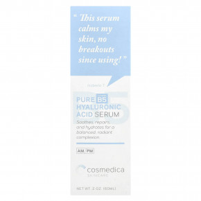 Cosmedica Skincare, Сыворотка с чистой гиалуроновой кислотой и витамином B5, 60 мл (2 унции) в Москве - eco-herb.ru | фото