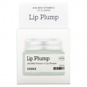 CosRx, Lip Plump, AHA BHA, витамин C, для увеличения объема губ, 20 г (0,7 унции) в Москве - eco-herb.ru | изображение CosRx, Lip Plump, AHA BHA, витамин C, для увеличения объема губ, 20 г (0,7 унции) в Москве - eco-herb.ru | фото
