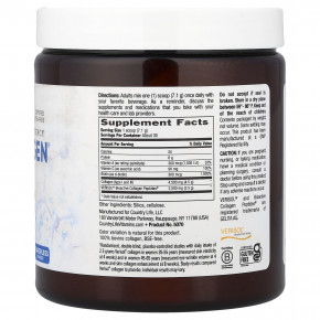 Country Life, Maxi-Collagen® 7000, порошок, высокоэффективный, без вкусовых добавок, 213 г (7,5 унции) в Москве - eco-herb.ru | фото