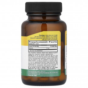 Country Life, мелатонин, ускоренное высвобождение, 3 мг, 90 таблеток в Москве - eco-herb.ru | фото