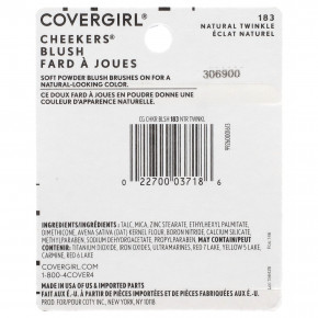 Covergirl, Cheekers Blush, оттенок 183 Natural Twinkle, 3 г (0,12 унции) в Москве - eco-herb.ru | изображение Covergirl, Cheekers Blush, оттенок 183 Natural Twinkle, 3 г (0,12 унции) в Москве - eco-herb.ru | фото