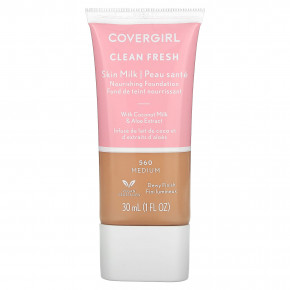 Covergirl, Clean Fresh, Skin Milk, питательный тональный крем, 560 Medium, 30 мл (1 жидк. унция) - описание | фото