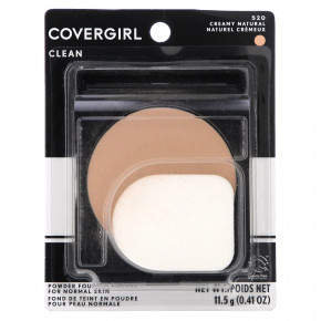 Covergirl, Clean, тональная пудра, оттенок 520 Creamy Natural, 11,5 г (0,41 унции) в Москве - eco-herb.ru | фото