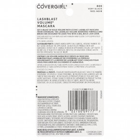 Covergirl, Lash Blast, тушь для ресниц, объем, оттенок 800 очень черный, 13,1 мл (0,44 жидк. унции) в Москве - eco-herb.ru | фото