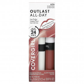 Covergirl, Outlast All-Day, губная помада на весь день, оттенок 626 Canyon, набор из 2 шт. в Москве - eco-herb.ru | фото