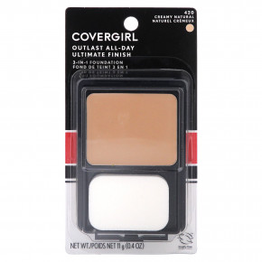 Covergirl, Outlast All-Day Ultimate Финиш, тональный крем 3 в 1, оттенок 420 Creamy Natural, 11 г (0,4 унции) в Москве - eco-herb.ru | фото