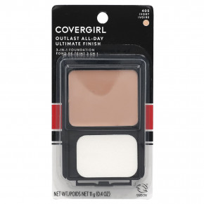 Covergirl, Outlast All-Day Ultimate Shine, тональный крем 3 в 1, оттенок 405 слоновая кость, 11 г (0,4 унции) в Москве - eco-herb.ru | фото