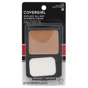 Covergirl, Outlast All-Day Ultimate Shine, тональный крем 3 в 1, оттенок 425 бежевый, 11 г (0,4 унции) в Москве - eco-herb.ru | фото