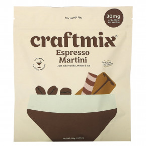 Craftmix, Коктейль, эспрессо и мартини, 84 г (2,69 унции) - описание