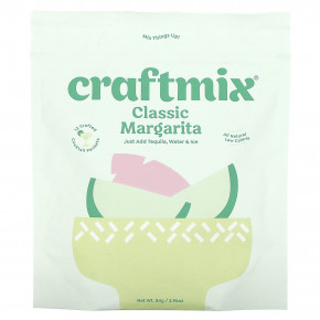 Craftmix, Пакетики для коктейлей, классическая маргарита, 12 пакетиков, 84 г (2,96 унции) - описание