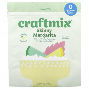 Craftmix, Skinny Margarita, 12 пакетиков, по 3 г (0,11 унции) в Москве - eco-herb.ru | изображение Craftmix, Skinny Margarita, 12 пакетиков, по 3 г (0,11 унции) в Москве - eco-herb.ru | фото