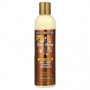 Creme Of Nature, Pure Honey, несмываемое средство для распутывания волос, для сухих и обезвоженных волос, 236,5 мл (8 жидк. унций) - описание | фото