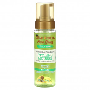 Creme Of Nature, Pure Honey, питание для волос, мусс для укладки, 207 мл (7 жидк. унц.) (Товар снят с продажи) в Москве - eco-herb.ru | фото