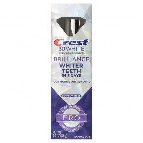 Crest, 3D White, Brilliance, зубная паста с фтором, защита эмали, 85 г (3 унции) в Москве - eco-herb.ru | фото