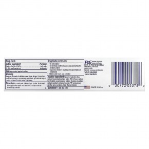 Crest, 3D White, Brilliance, фторидная зубная паста, древесный уголь и мята, 99 г (3,5 унции) в Москве - eco-herb.ru | фото