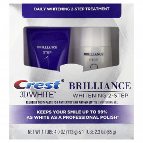 Crest, 3D White™, двухэтапное средство для ежедневного отбеливания, 1 набор в Москве - eco-herb.ru | фото