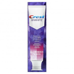 Crest, 3D White, зубная паста с фтором, предотвращающая кариес, глянцевый белый, 107 г (3,8 унции) в Москве - eco-herb.ru | фото