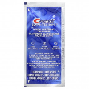 Crest, 3D Whitestrips, набор для безопасного отбеливания зубов, 20 полосок в Москве - eco-herb.ru | фото