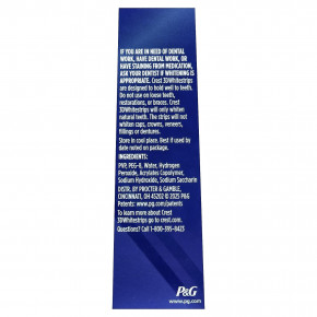 Crest, 3D Whitestrips™, набор для безопасного отбеливания зубов, 28 полосок в Москве - eco-herb.ru | фото