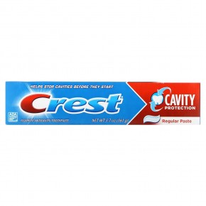 Crest, Cavity Protection, зубная паста с фтором, обычная, 161 г (5,7 унции) в Москве - eco-herb.ru | фото