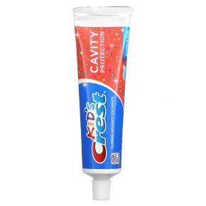 Crest, Kids, Sparkle Fun, детская зубная паста против кариеса с фтором, 130 г (4,6 унции) - описание