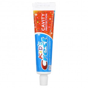 Crest, Kids, защита кариеса, фторсодержащая зубная паста от кариеса, Sparkle Fun, 62 г (2,2 унции) - описание