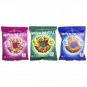 Crisp Power, протеиновые крендели, ассорти, 6 упаковок по 50 г (1,75 унции) в Москве - eco-herb.ru | фото