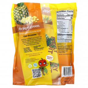 Crispy Green, Crispy Fruit, полностью ананасовый продукт, 4 пакетика по 18 г (0,63 унции) в Москве - eco-herb.ru | фото