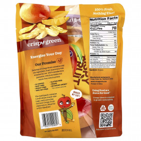 Crispy Green, хрустящие фрукты, манго, 4 пакетика по 18 г (0,63 унции) в Москве - eco-herb.ru | фото