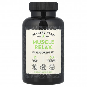 Crystal Star, Muscle Relax, 60 вегетарианских капсул - описание | фото
