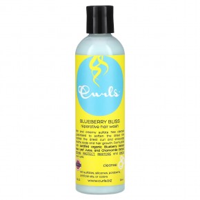 Curls, Blueberry Bliss, восстанавливающее средство для мытья волос, 236 мл (8 жидк. Унций) в Москве - eco-herb.ru | фото