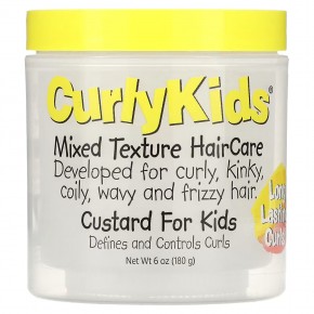 CurlyKids, Уход за волосами смешанной текстуры, заварной крем для детей, 180 г (6 унций) в Москве - eco-herb.ru | фото