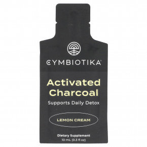 Cymbiotika, Активированный уголь, лимонный крем, 26 пакетиков по 10 мл (0,3 жидк. Унции) в Москве - eco-herb.ru | фото