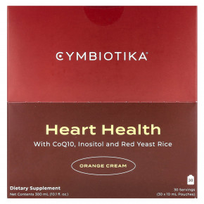 Cymbiotika, Heart Health, апельсиновый крем, 30 пакетиков по 10 мл (0,3 жидк. Унции) в Москве - eco-herb.ru | изображение Cymbiotika, Heart Health, апельсиновый крем, 30 пакетиков по 10 мл (0,3 жидк. Унции) в Москве - eco-herb.ru | фото
