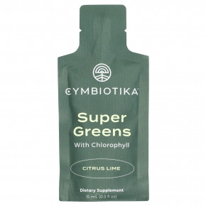 Cymbiotika, Super Greens, с хлорофиллом, цитрусовым и лаймом, 30 пакетиков (15 мл) каждый в Москве - eco-herb.ru | фото