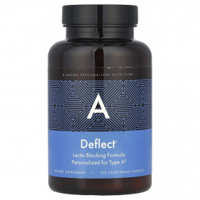 D'adamo, Deflect® A, формула для блокирования лектинов, 120 вегетарианских капсул - описание | фото