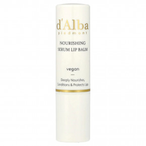d'Alba, питательная сыворотка и бальзам для губ с белым трюфелем, 3,6 г (0,12 унции) - описание | фото